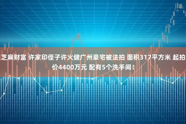 芝麻财富 许家印侄子许火健广州豪宅被法拍 面积317平方米 起拍价4400万元 配有5个洗手间！